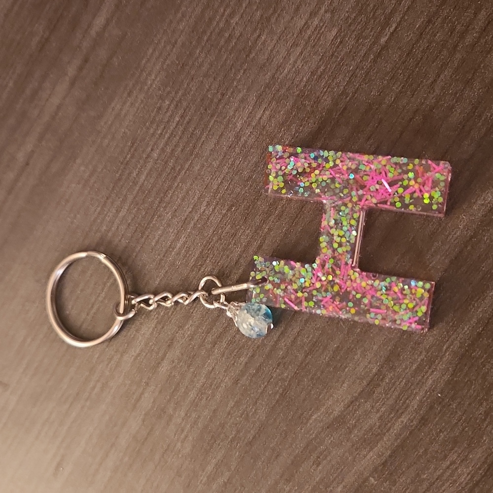 "H" Resin Keychain ✨️